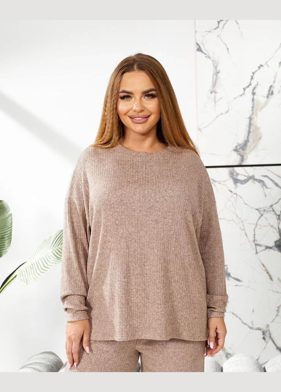 Костюм Универсальный Двухсторонняя ангора рубчик No Brand (318820187)