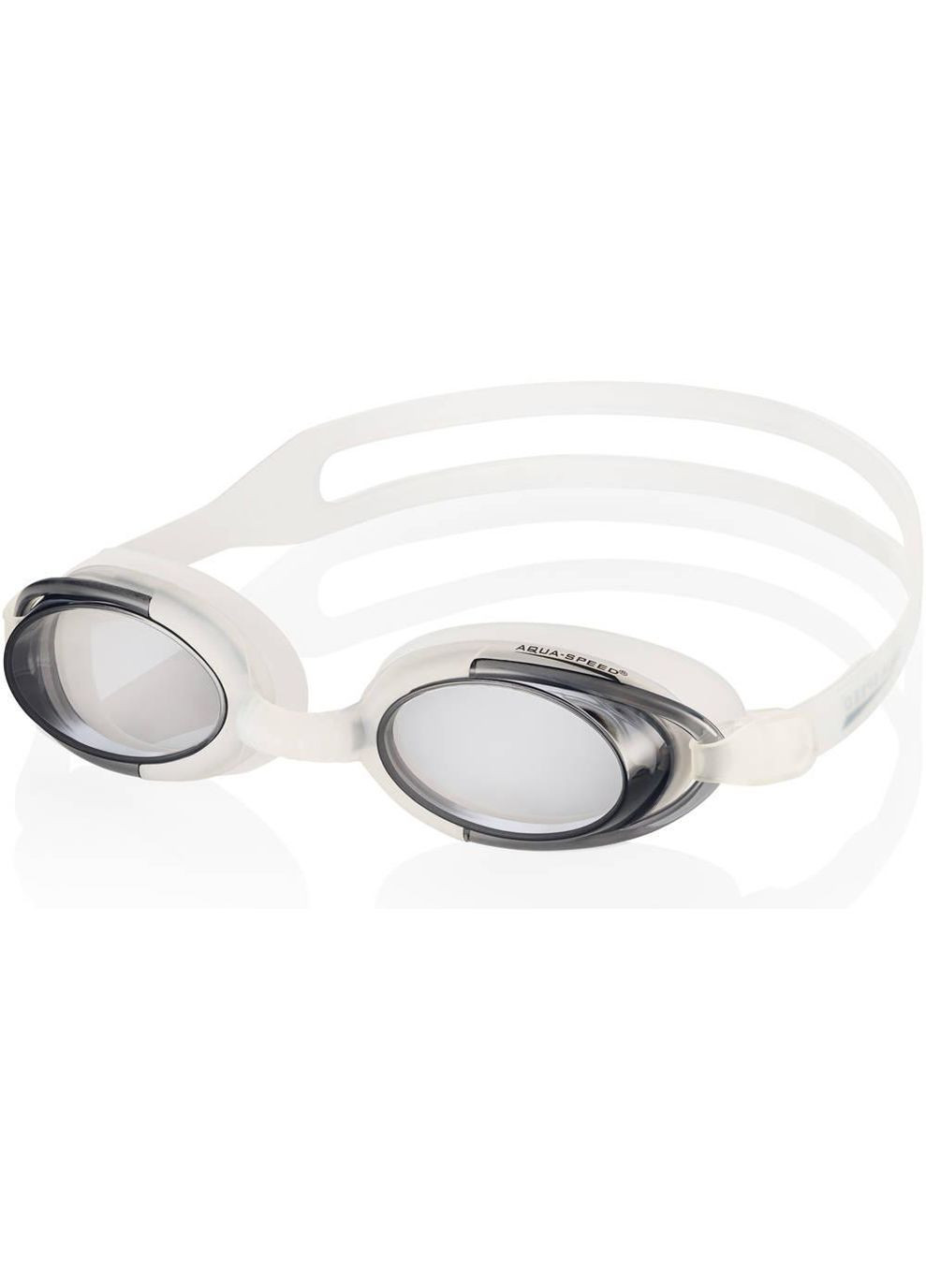 Очки для плавания MALIBU 00853 белый OSFM Aqua Speed (301650590)