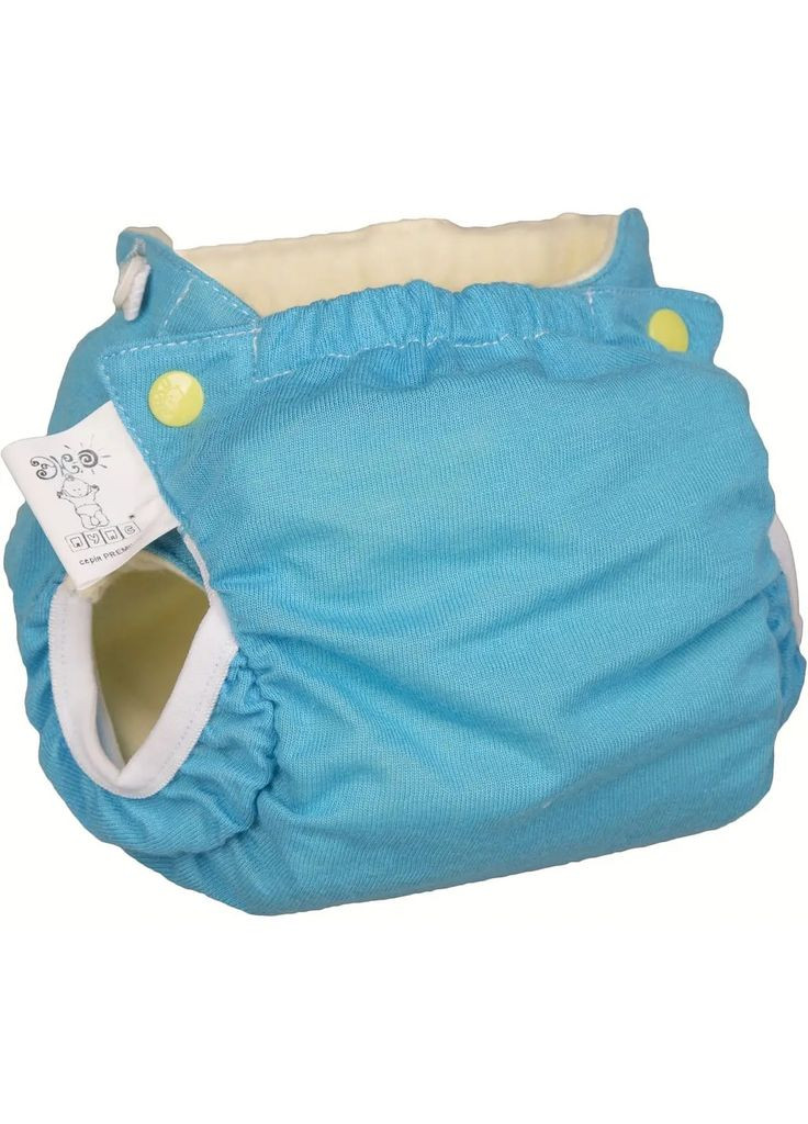 Подгузник трикотажный ЭКО ПУПС Active Premium с вкладышем Abso Maxi, 5-9 кг, бирюзовый Еко Пупс ТП3ВК4-2бз (336492651)