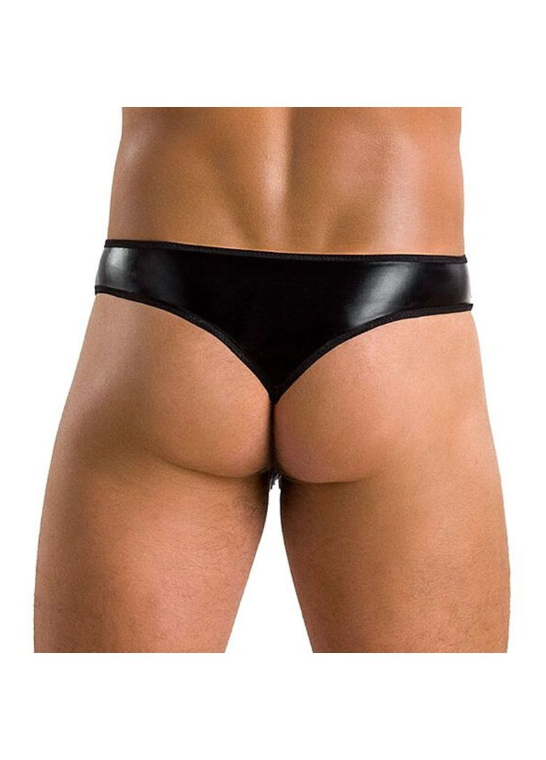 Чоловічі стринги 033 THONG PAUL XXL/XXXL Black, під латекс Passion (369951808)