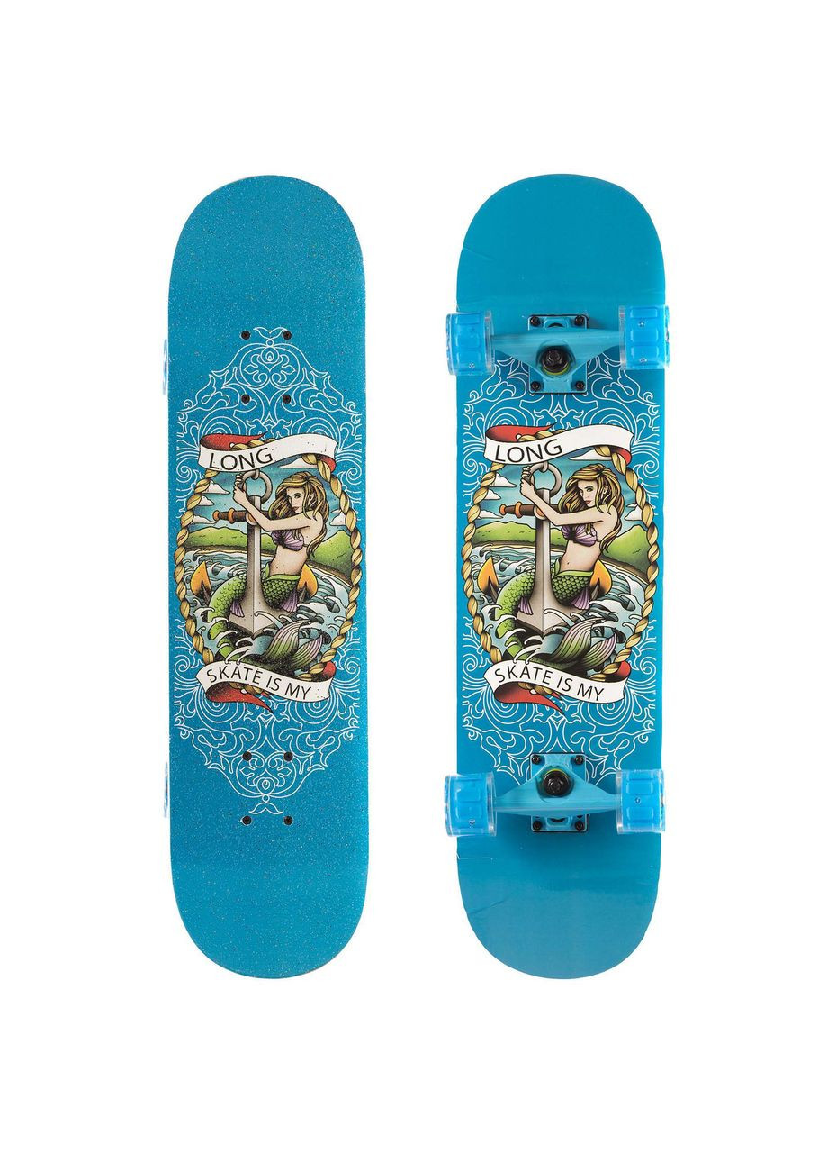 Скейтборд у зборі (роликова дошка) (колесо-PU, розчин деки 78x20x1,2см) (SK-1248-2) SP-Sport (361436884)