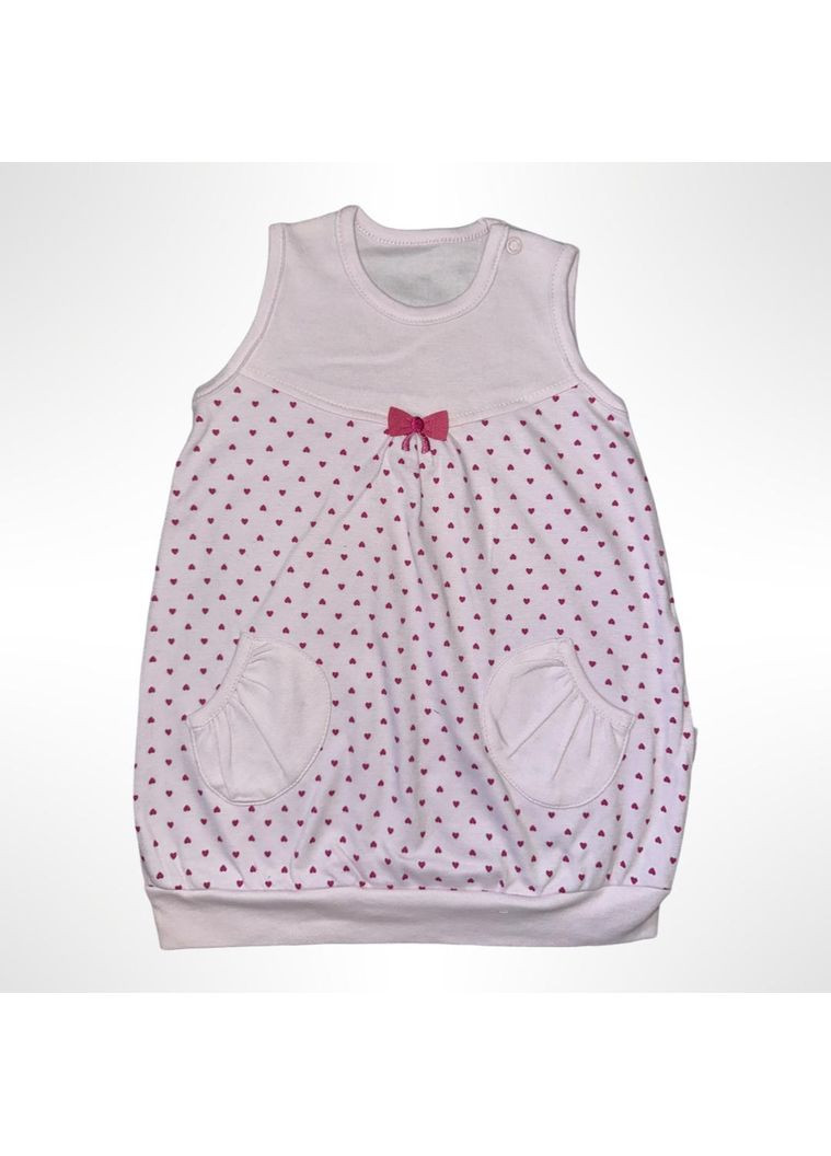 Светло-розовое детское летнее платье для девочки розовый (0653) Nicol (355258844)