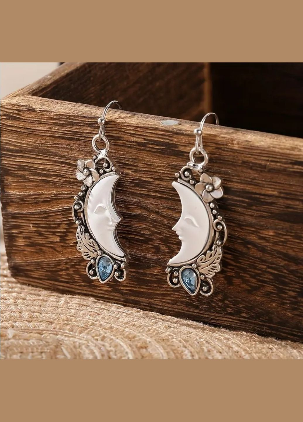 Винтажный стиль - серьги луна, полумесяц, 1172 Fashion Jewelry (341085638)