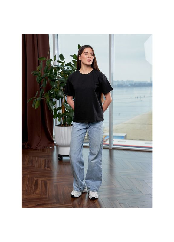 Базова жіноча футболка, Розмір Одягу S, Колір Чорний Badger - (358199354)