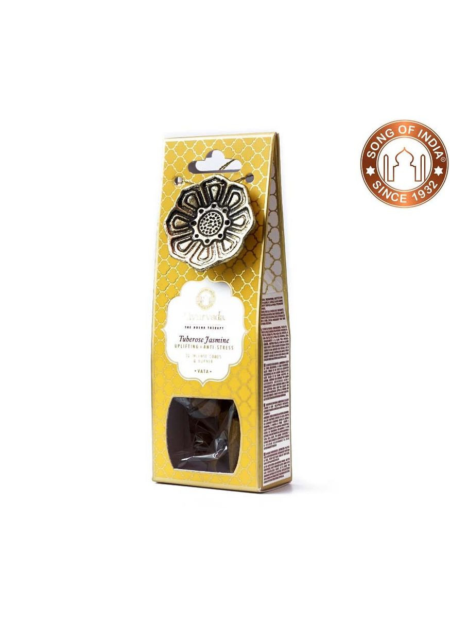 Аюрведичні конуси з підставкою Тубероза Жасмин Вата Song of India (362362835)