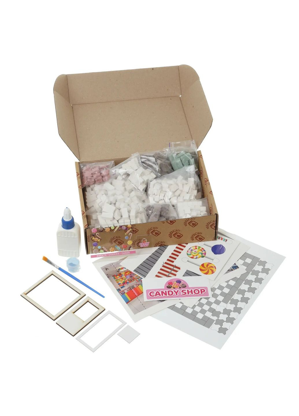 Конструктор з керамічних міні-цеглинок Крамниця солодощів (71160) Wise Elk (364113410)