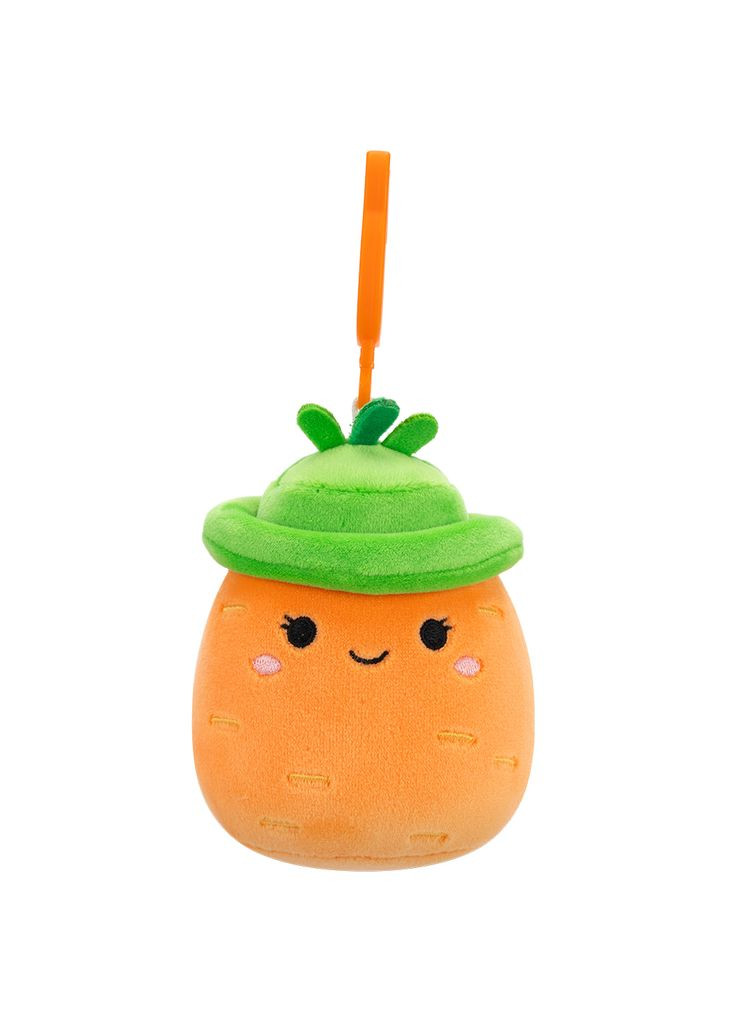 Мягкая игрушка на клипсе Морковка Каролина, 9 см () Squishmallows SQCP00462 (332943272)