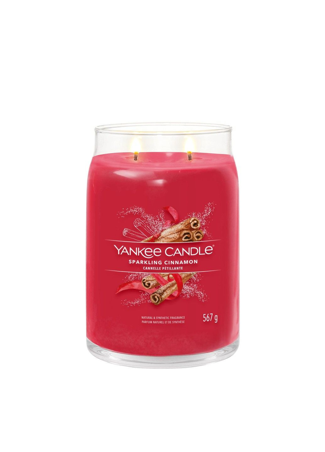 Ароматическая свеча Sparkling Cinnamon Large Yankee Candle (280916880)