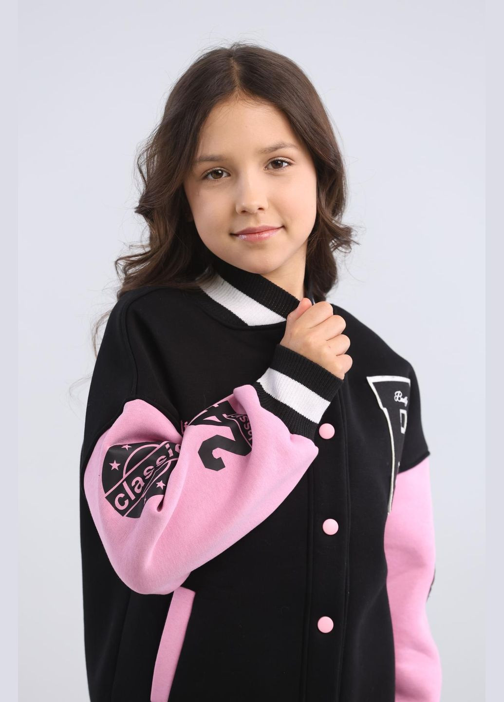 Черный демисезонный комплект (бомбер, юбка) на флисе юбочный IRmAS оверсайз