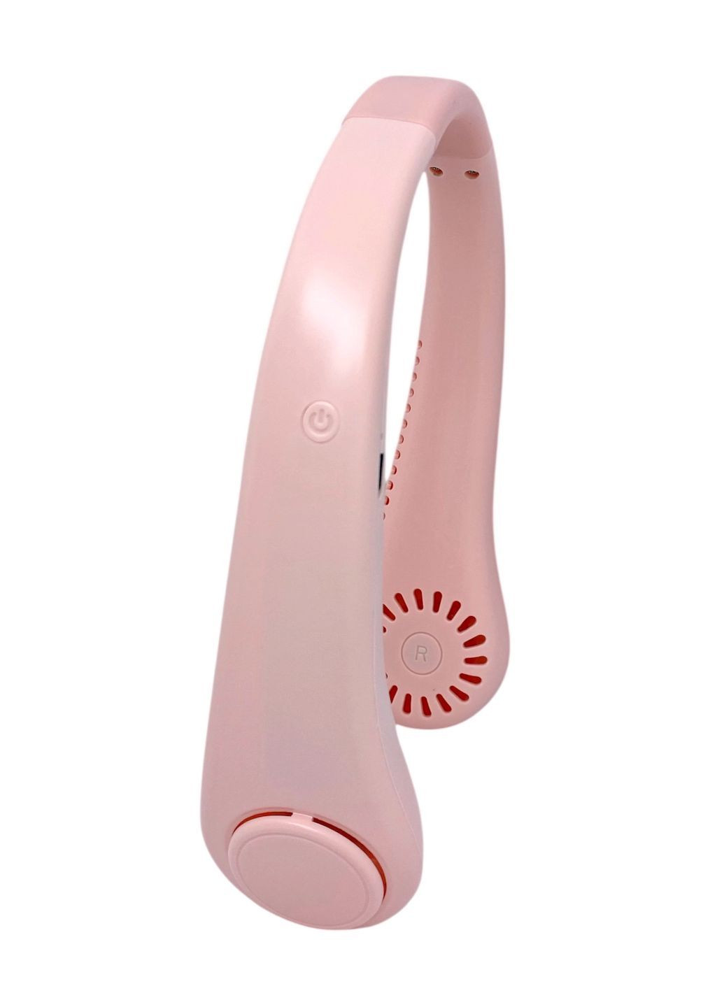 Вентилятор на акумуляторі подвійний на шию портативний зарядка від USВ ЮСБ Neck Fan рожевий No Brand (331155409)