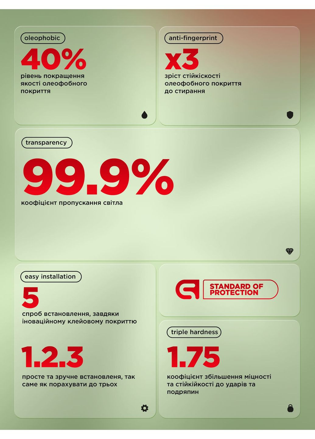 Защитное стекло Corning Black Icon для Apple iPhone 17/16 Pro (ARM79554) ArmorStandart (371915048)