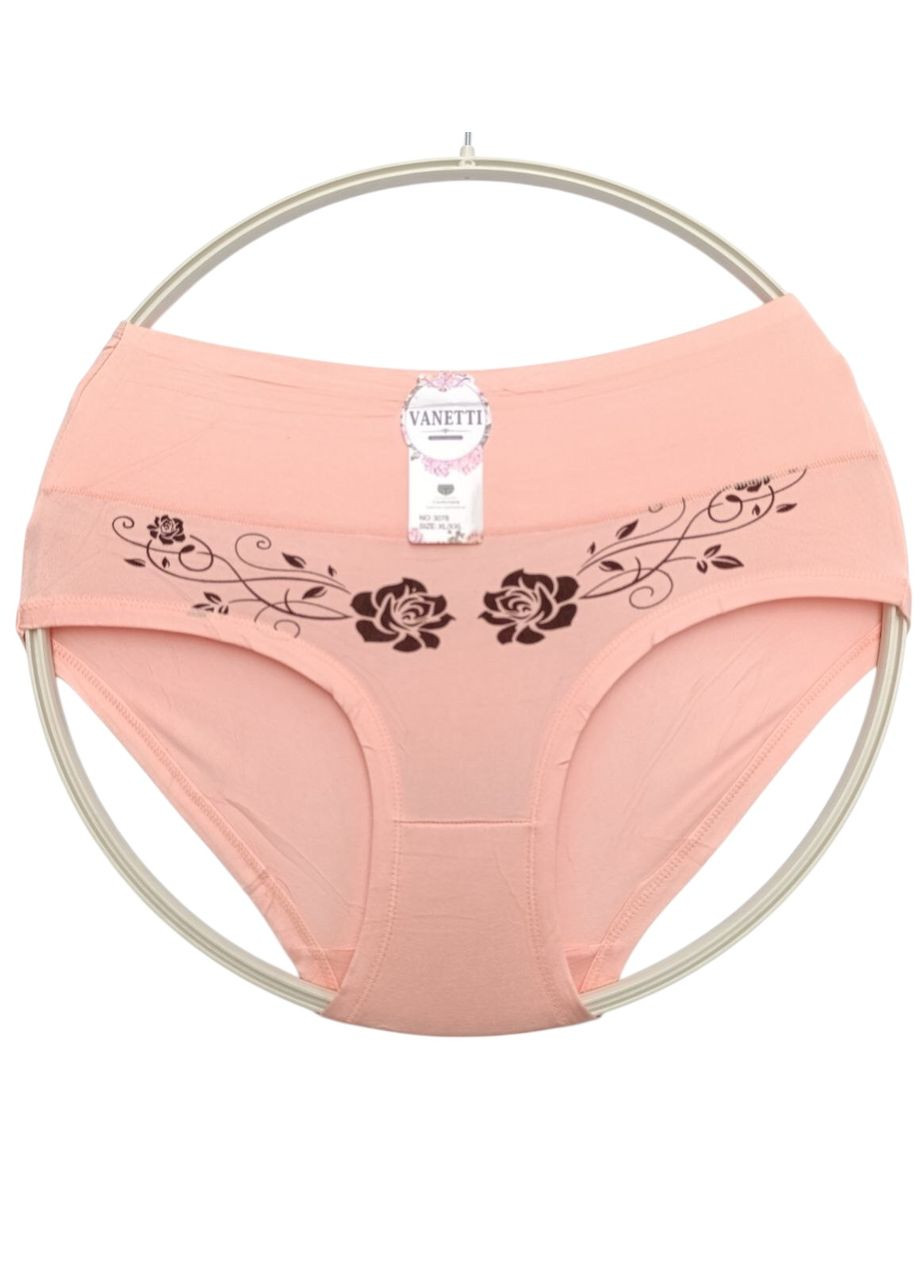 Трусики жіночі полубатальні(троянди) No Brand (339102794)