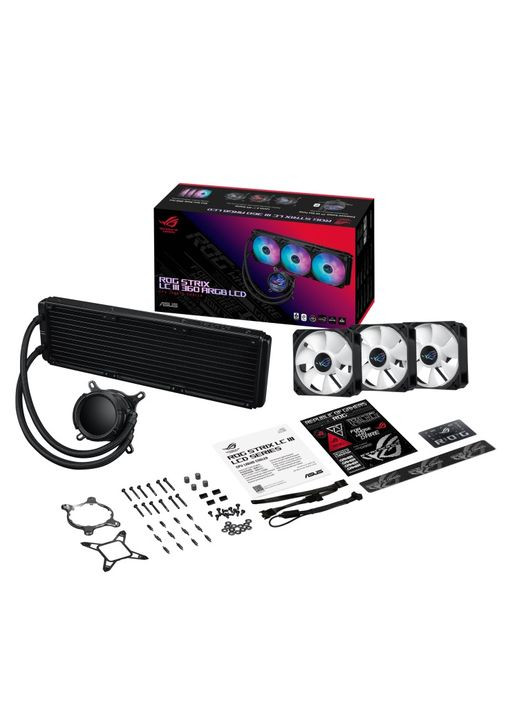 Система водяного охлаждения ROG Strix LC III 360 ARGB LCD (90RC00W1-M0UAY0) Asus (323000749)