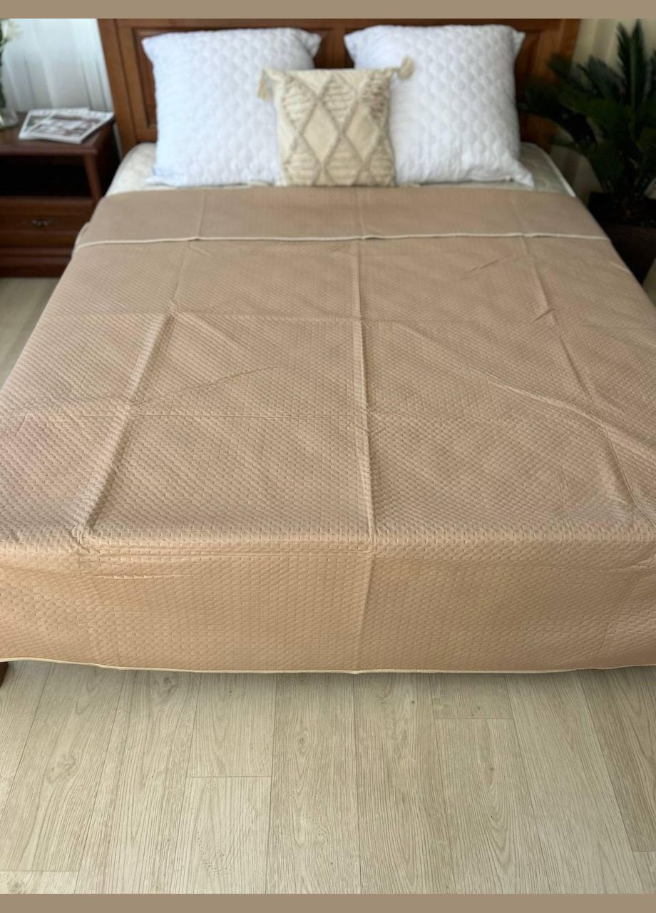 Тонкое летнее одеяло-покрывало охлаждающее 150х200 Беж (П4К-pokruvalo-holodok-002) No Brand (306633241)