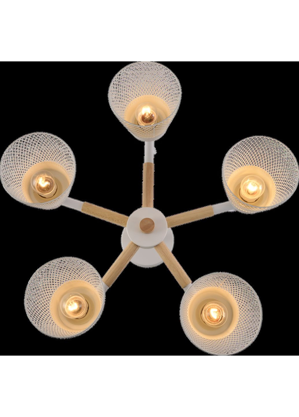 Люстра декоративна V XA1557-5 WH+WOOD Valeso (364359083)