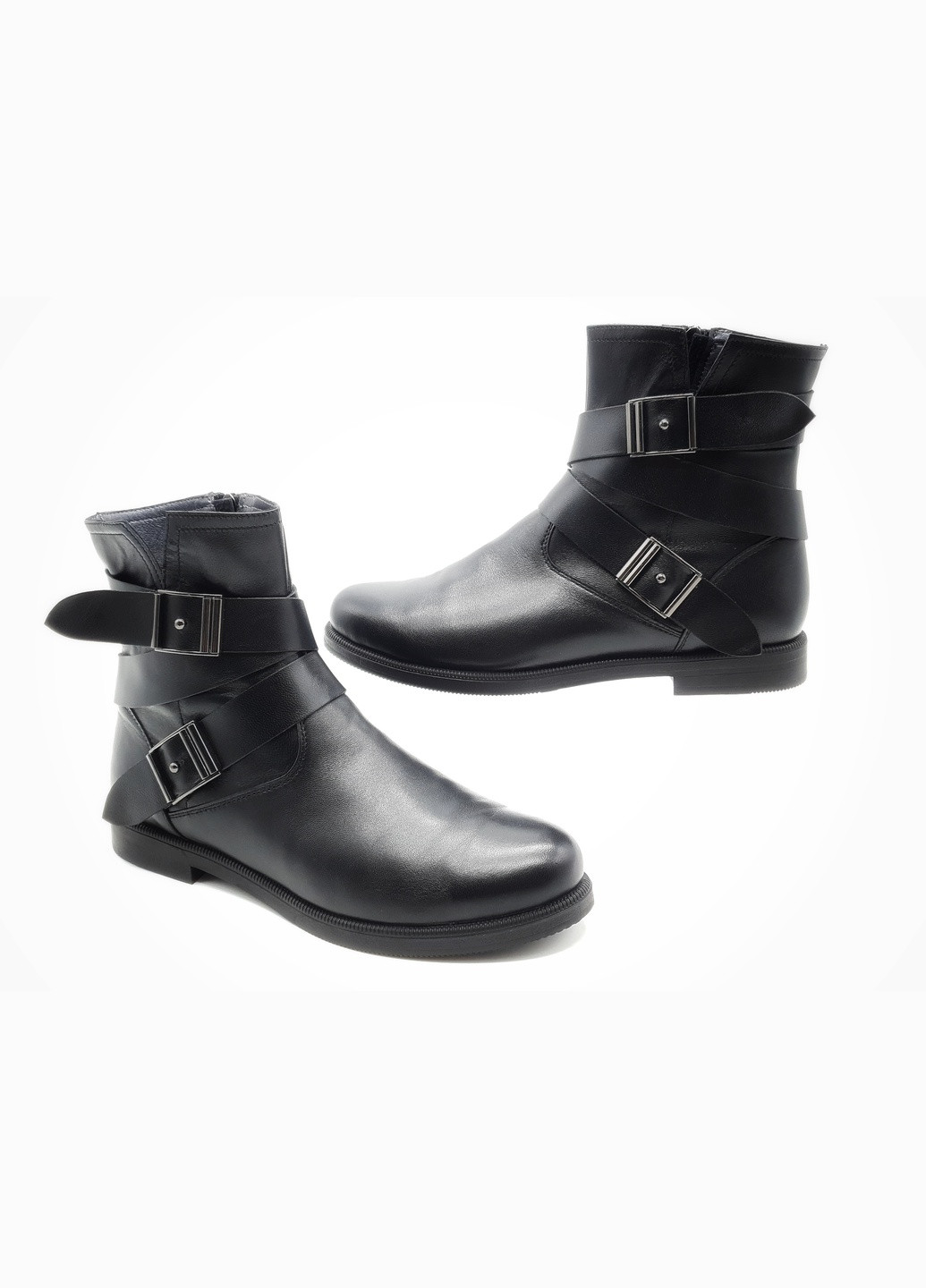 Осенние женские ботинки черные кожаные fs-17-23 27 см (р) Foot Step
