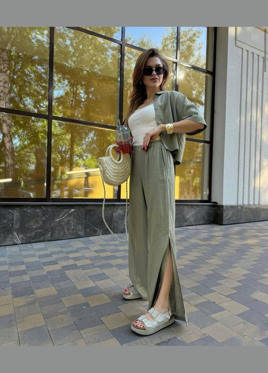 Жіночий хакі костюм No Brand (339508063)