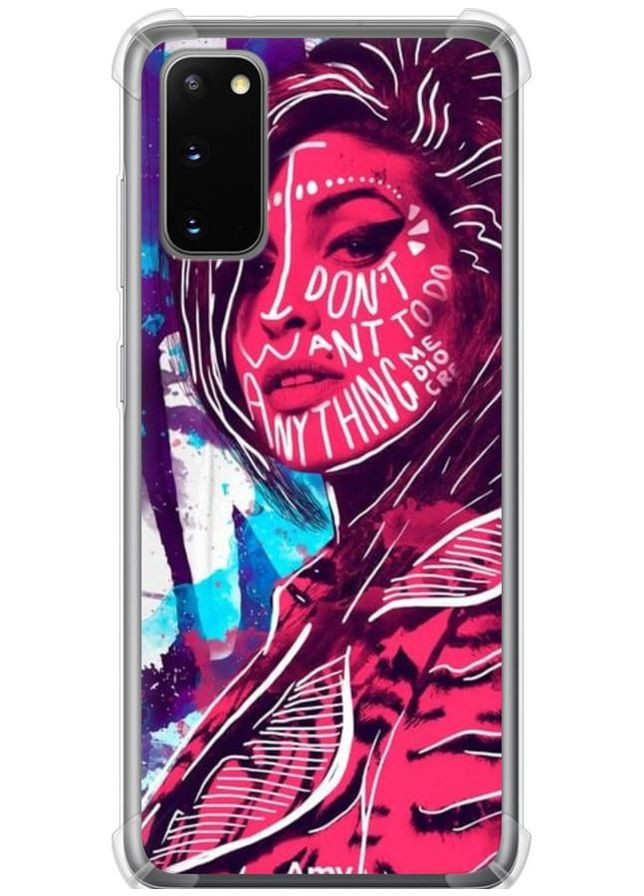 Силіконовий протиударний с посиленими кутами чохол 'Емі' для Endorphone Samsung Galaxy S20 (278079226)