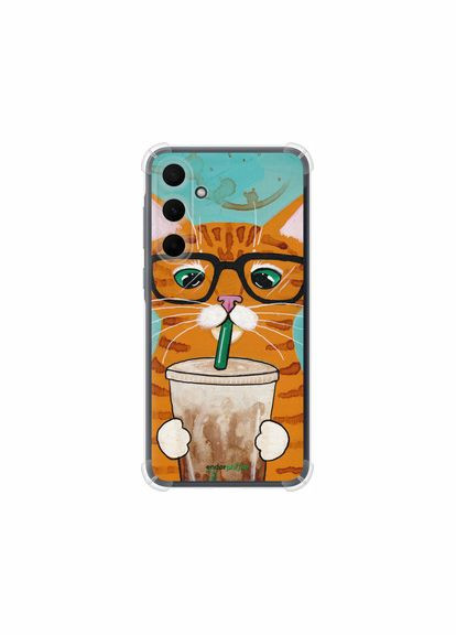Чохол на Samsung Galaxy A35 Зеленоокий кіт в окулярах "4054sp-3499-2448" Endorphone (362605078)