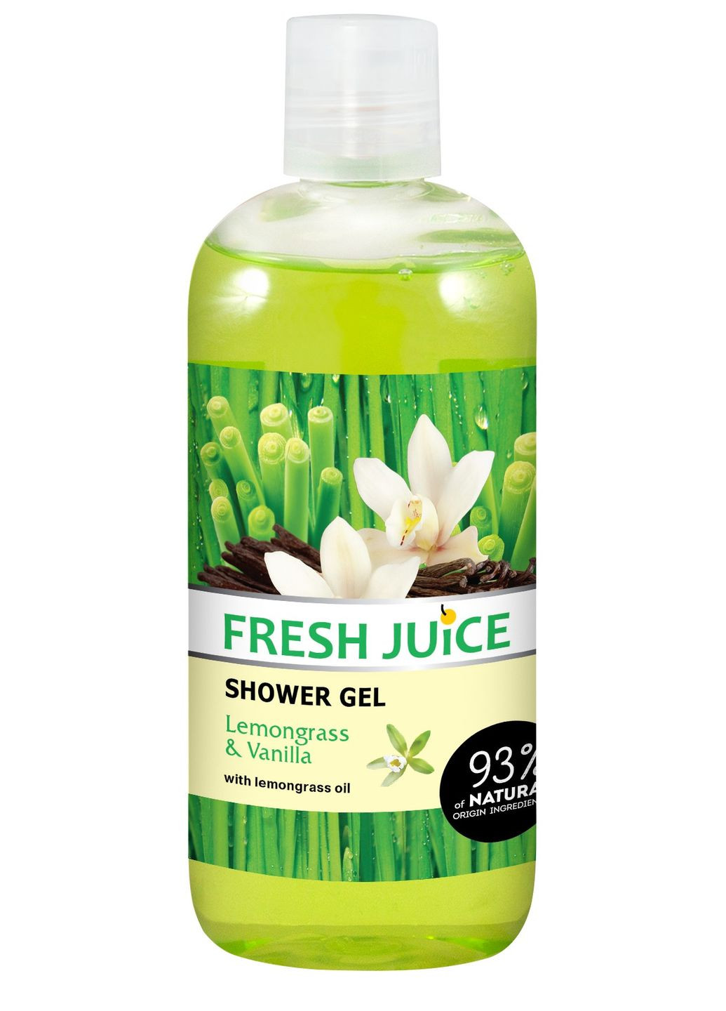 Гель для душа Lemongrass & Vanilla 500 мл Fresh Juice (305775117)