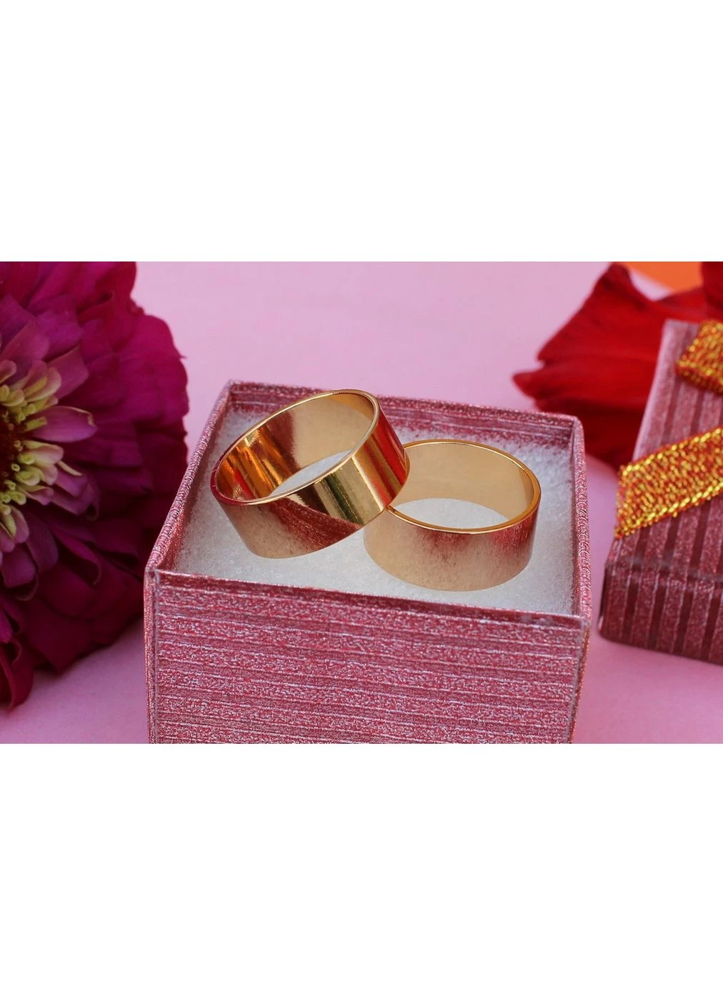 Обручальное кольцо американка 8 мм 16,17,18,19,20,21,22,23 золотистое 21 Xuping Jewelry (387394455)