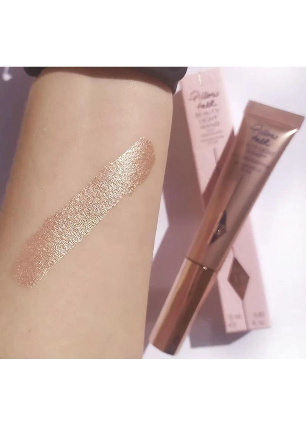 Кремовый хайлайтер BEAUTY LIGHT WAND оттенок - Pillow Talk (12ml) Charlotte Tilbury (399359395)