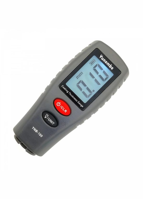 Цифровой толщиномер автомобильной краски, покрытий YNB-100. Автокалибровка, с подсветкой Yunombo (300523974)