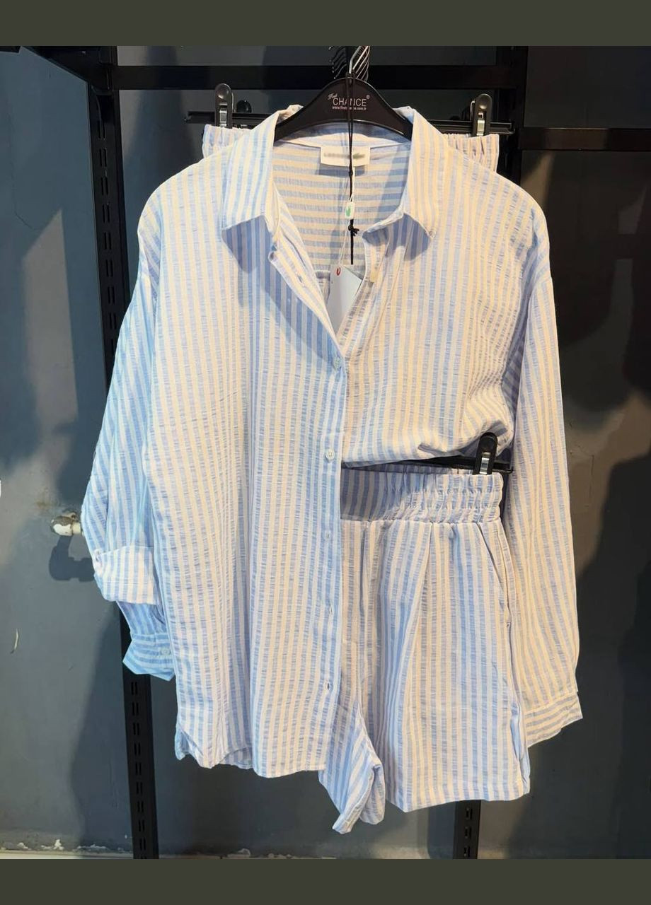 Жіночий блакитний костюм No Brand (339508034)