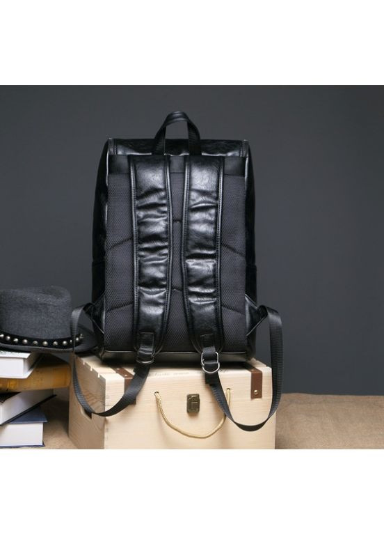 Мужской городской портфель Черный (356ДКч) No Brand рюкзак (353496838)