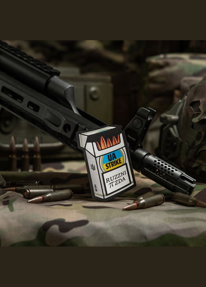 Нашивка UA STRIKE Black M-TAC (315047246)