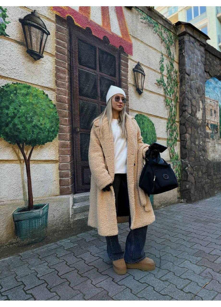 Жіноча шубка з еко хутра “баранець” Avanti (365439166)