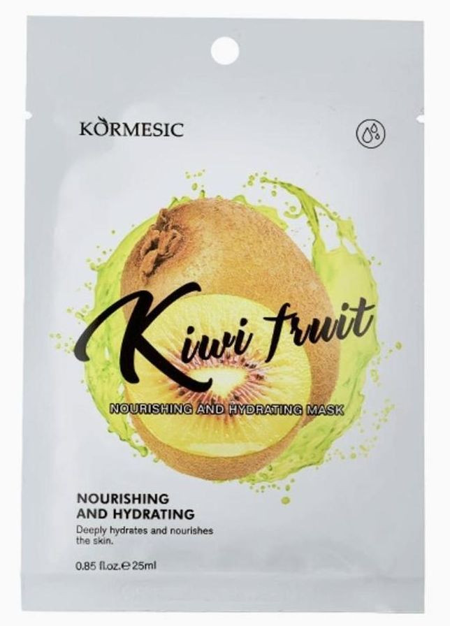 Маска для лица из киви KORMESIC Kiwi Nourishing & Hydrating Beauty Mask 25 мл No Brand (335868568)