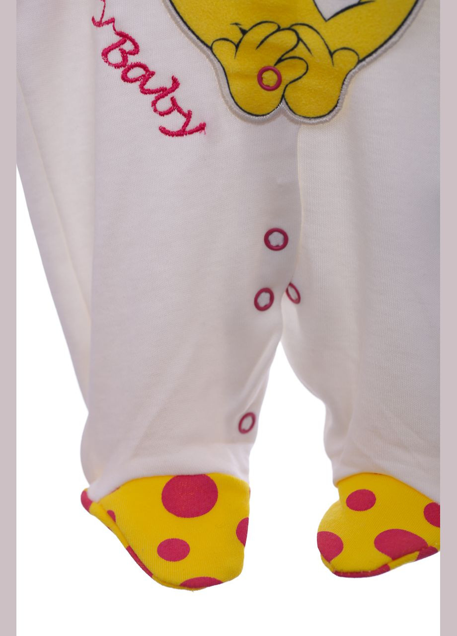 Человечек с шапкой для девочки трикотажный Смайлик розовый 62 см (37035) BABYKROHA (297197511)