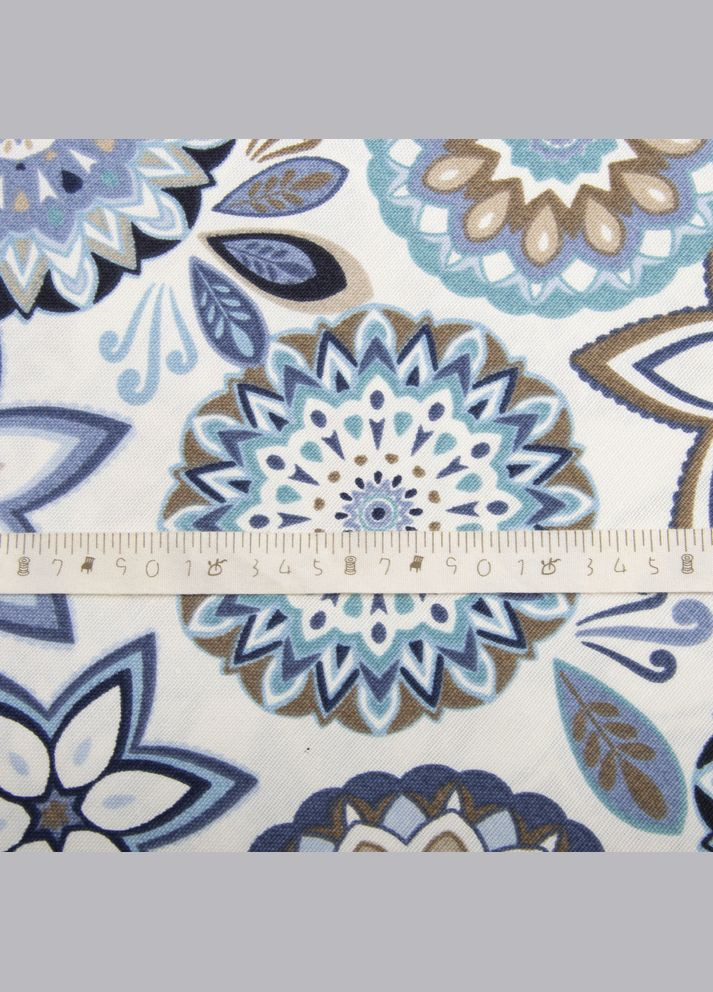 Тканина декоративна Коло з водовідштовхувальним просоченням V-02 синя IDEIA (275869466)