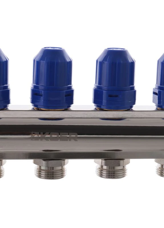 Колекторний блок з витратомірами 1"x4 ways (KR2641) KOER KR.1110-04 (388589281)