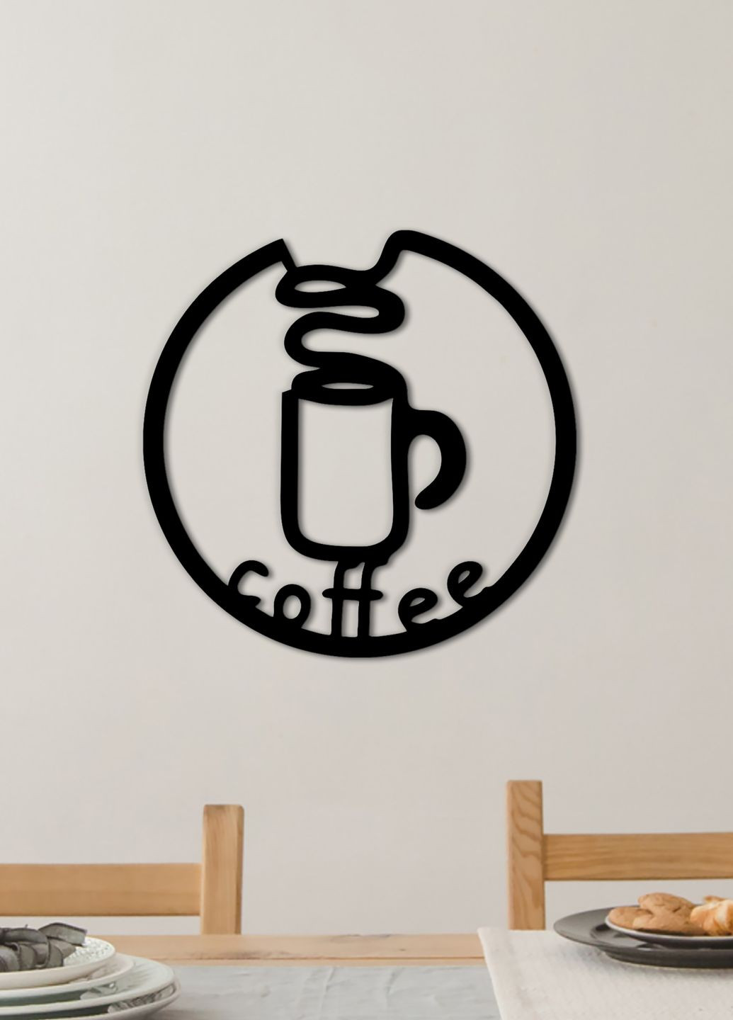 Сучасна картина на кухню, декор для кімнати "Дріп кава", оригінальний подарунок 20х20 см Woodyard (291842643)