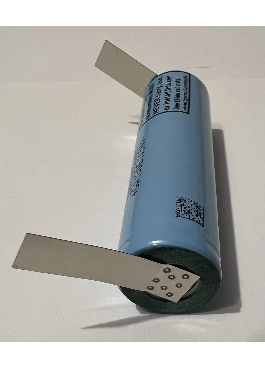 Акумулятор INR18650 MH1 3.6 V 3200 mAh незахищений 10 А з виведеннями під паяння LG (382396918)