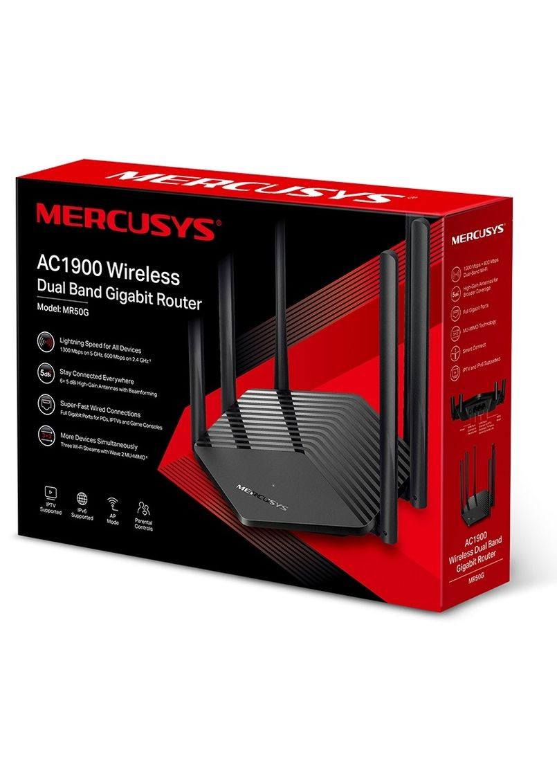 Беспроводной маршрутизатор MR50G AC1900 (6706138) Mercusys (315029972)