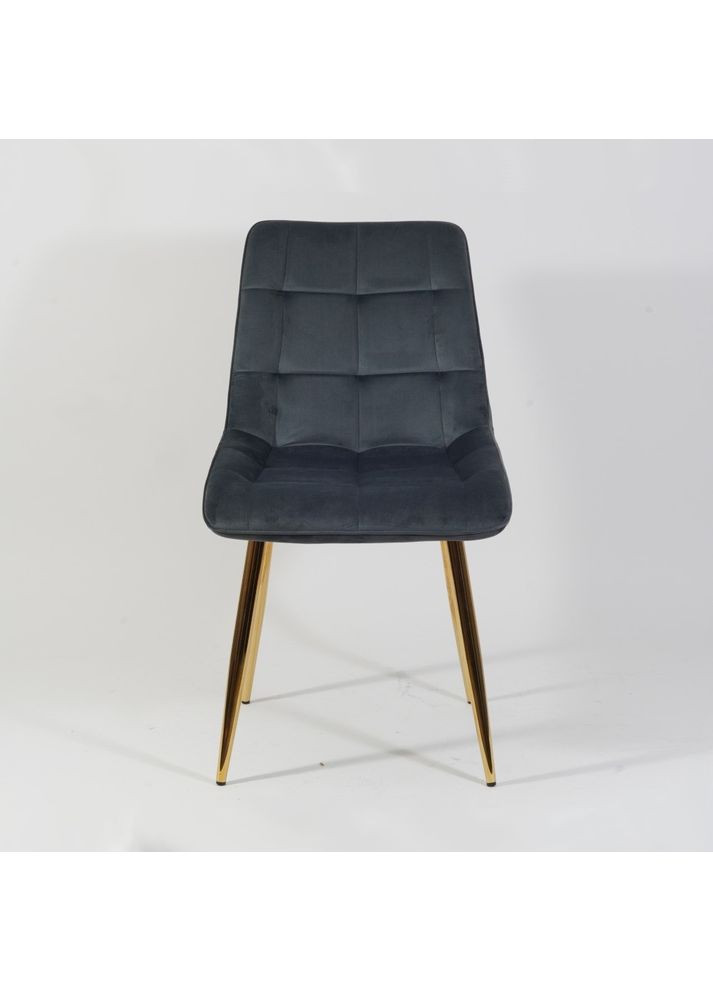 Стілець Chic Velvet Сірий / Золотий CHICVZLSZ Signal (372178190)