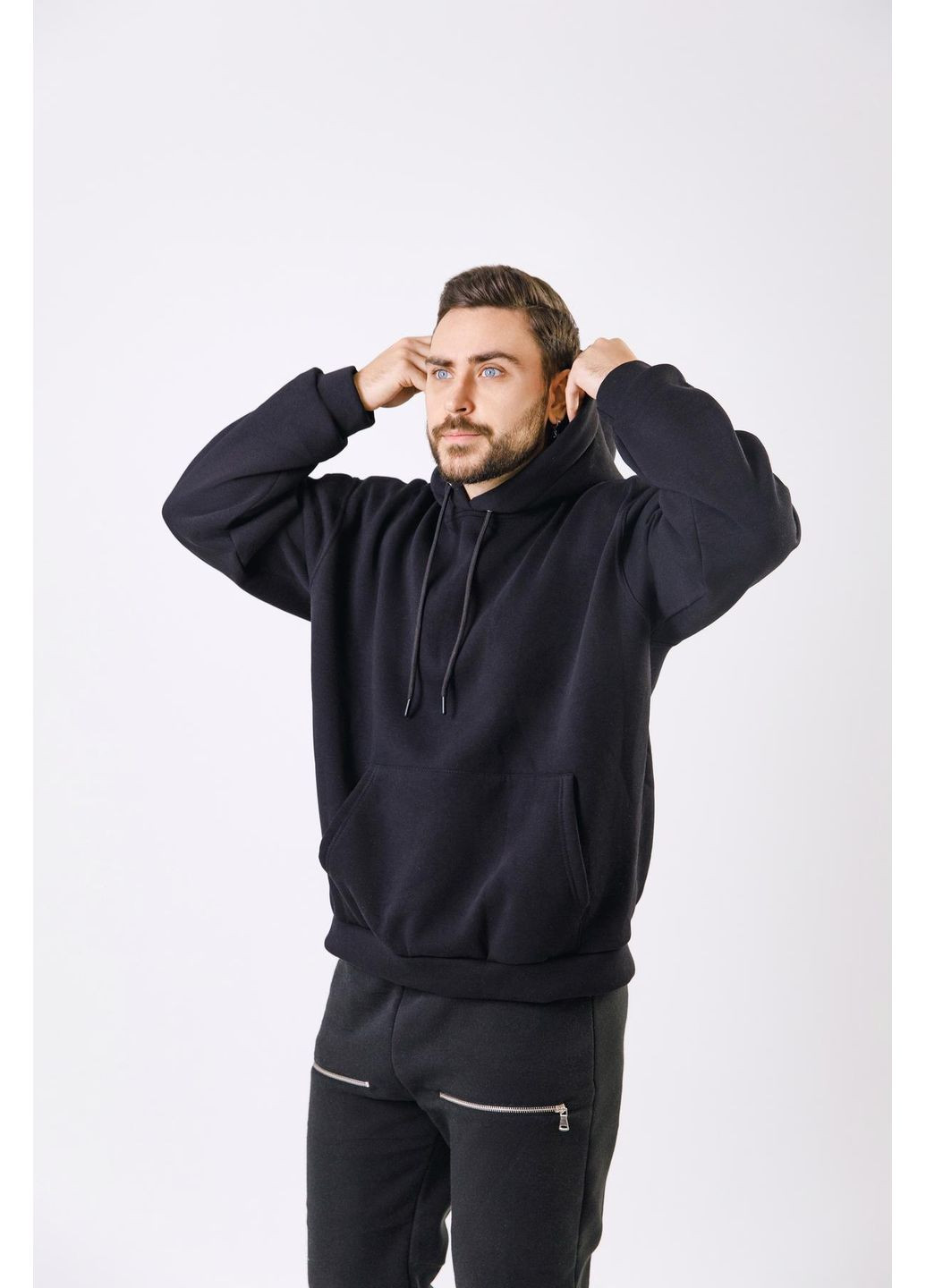 Худі унісекс Чорний No Brand (360818773)