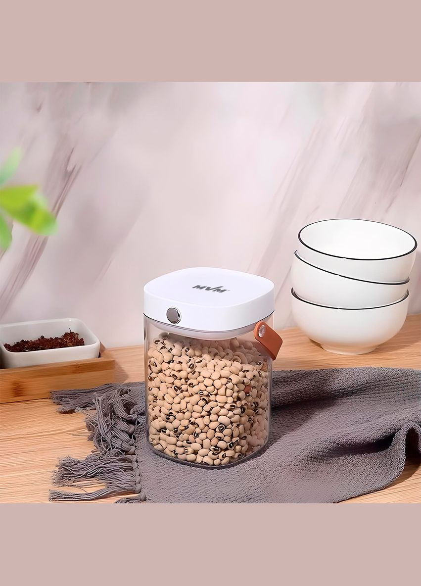 Ємність для зберігання MY HOME Прозора (KP-07 M T/WHITE) MVM (301002367)