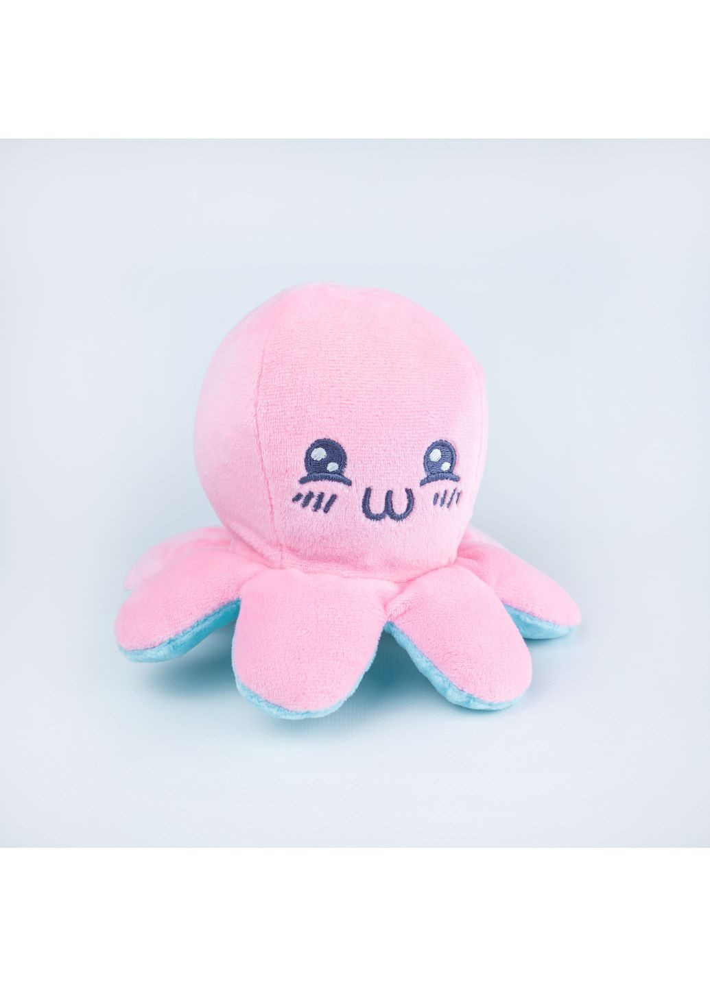 М'яка іграшка Восьминіг перевертиш 11см рожево-блакитний (KD653) Kidsqo (365545942)