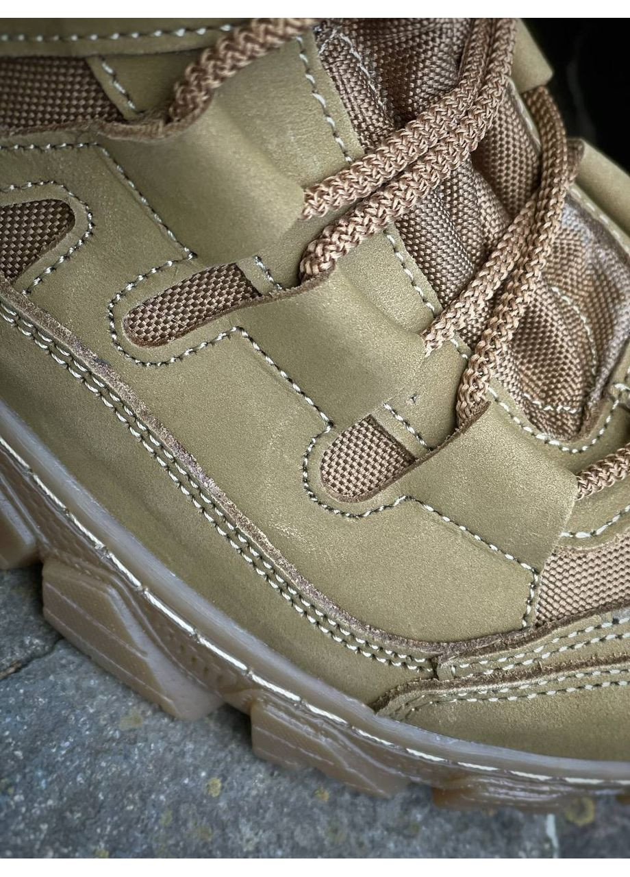 Ботинки тактические "Crazy" койот демисезон No Brand (361373293)