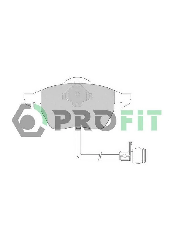 Колодки тормозные дисковые передние AUDI 100 90-94. A6 94-97 5000-0590 PROfit (364863564)