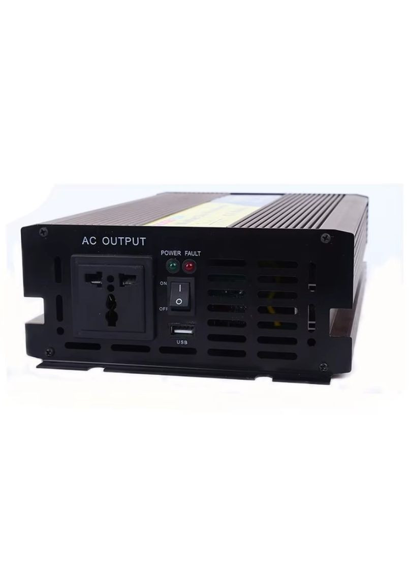 Автомобільний інвертор Pure Sine Wave Inverter 12В-220В перетворювач 1500 Вт із чистою синусоїдою (2104618826) No Brand (369963248)