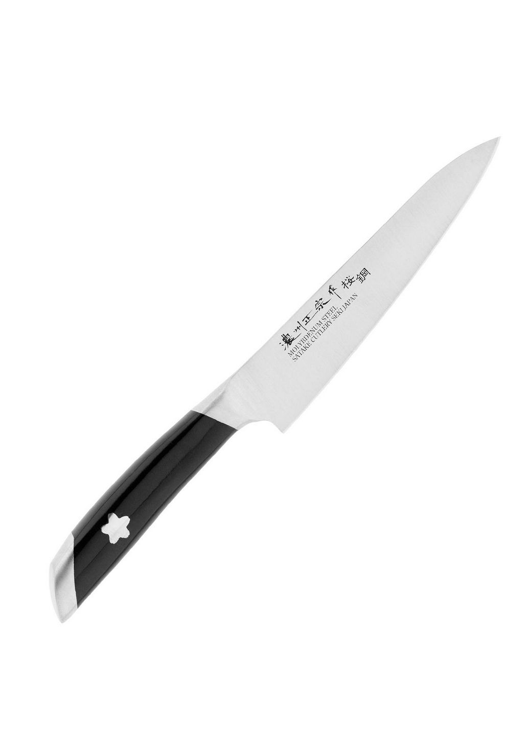 Японский поварской нож 18 см Satake чёрные,