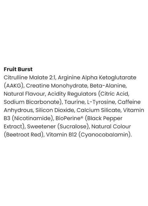 Pump 3g 375 g /50 servings/ Fruit Burst Applied Nutrition (295905355)