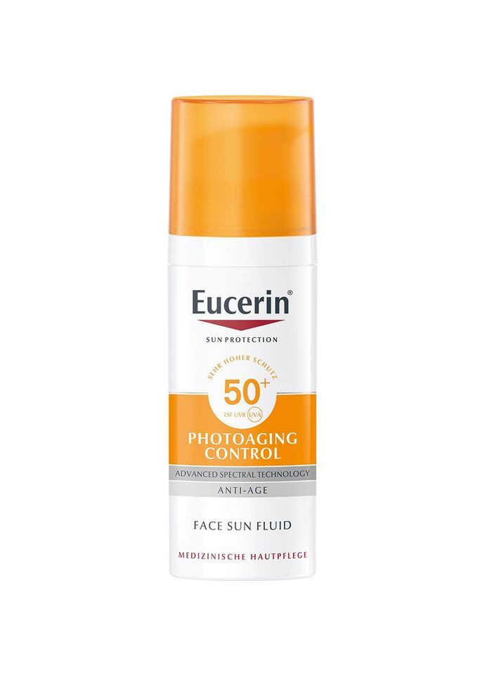 Сонцезахисний флюїд для обличчя SPF 50 антивіковий, 50 мл Eucerin 87934 (369833558)