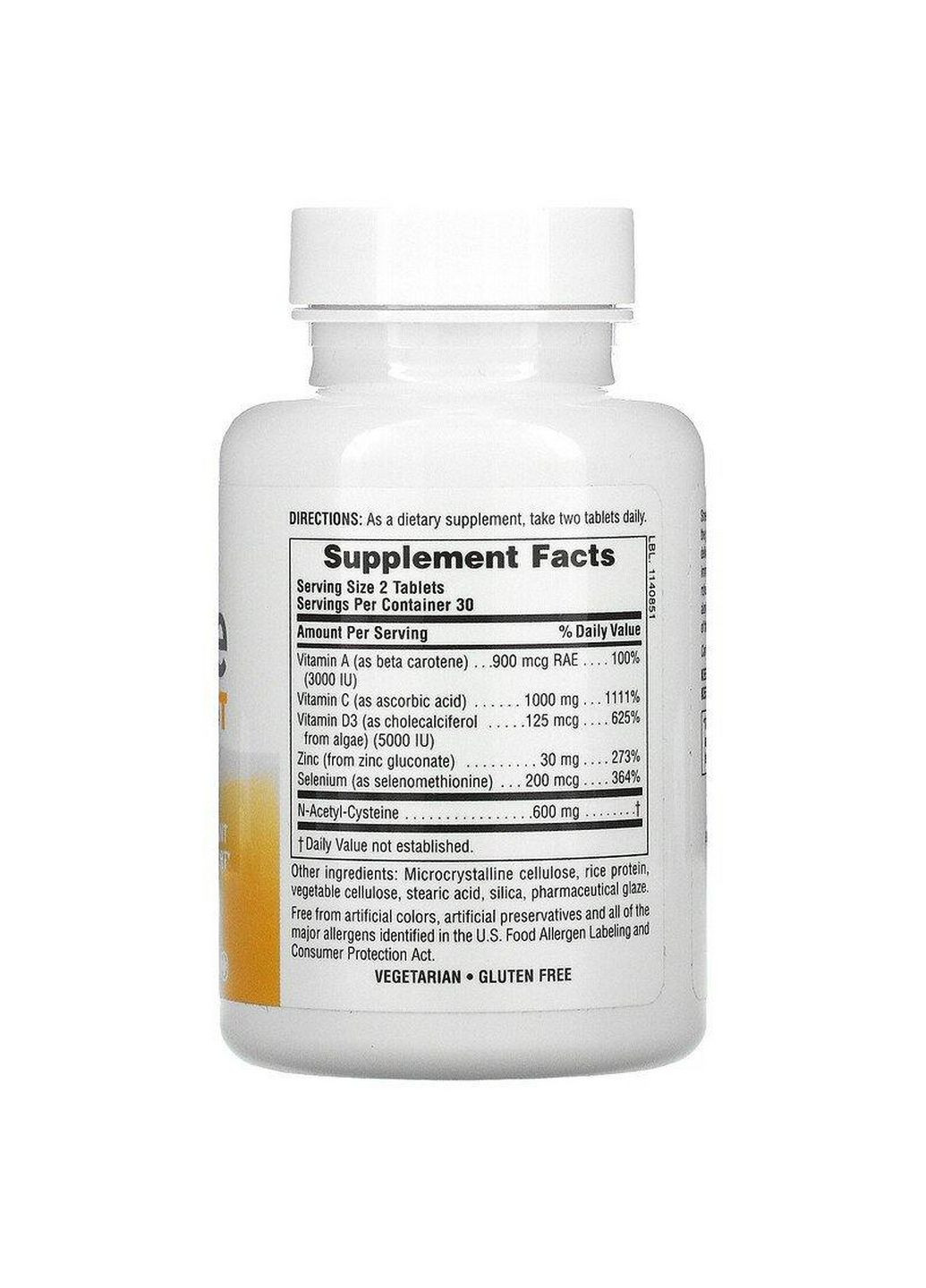 Вітаміни та мінерали Immune Boost, 60 таблеток Natures Plus (293421790)