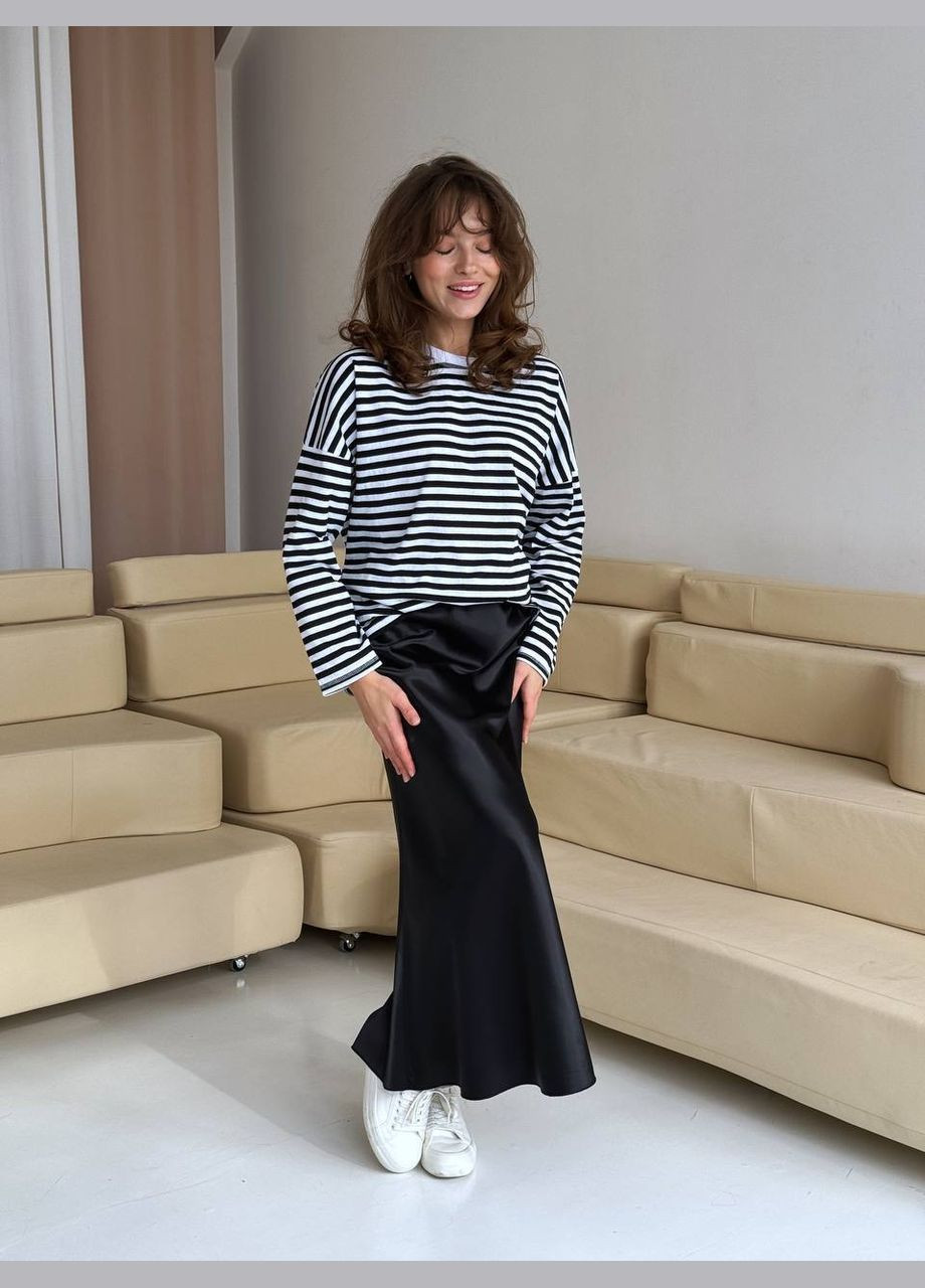 Сатинова спідниця міді на резинці Україна (327880174)